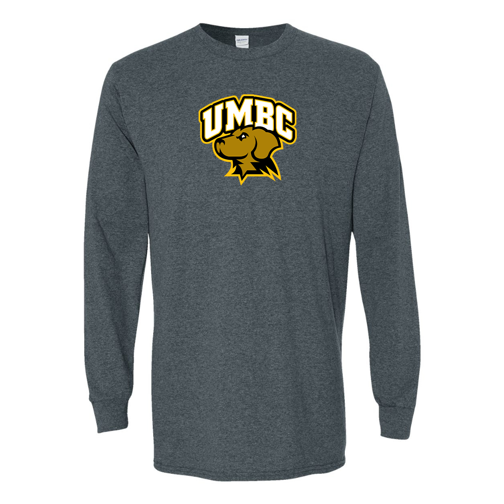 Men's  UMBC Retrievers Gildan Heavy Cotton Long Sleeve T-Shirt