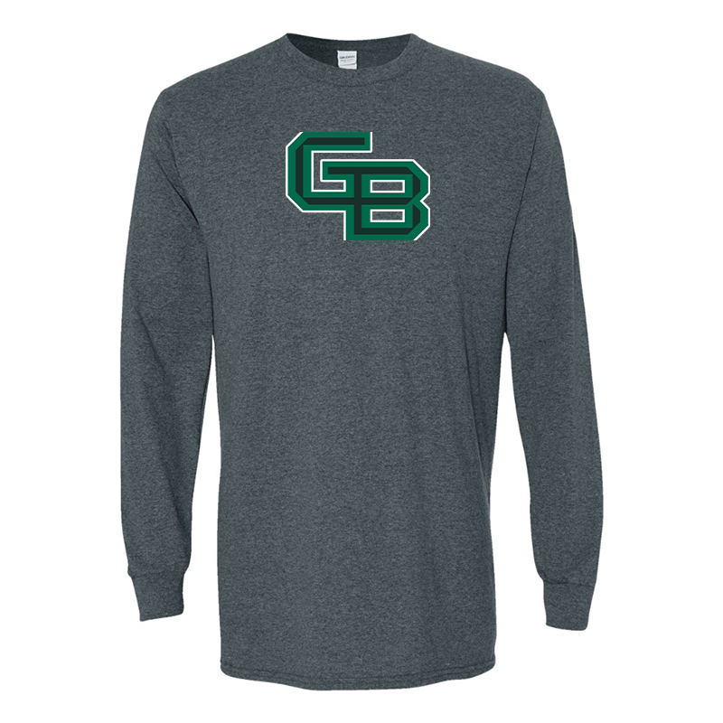 Men's Wisconsin Green Bay Phoenix Gildan Heavy Cotton Long Sleeve T-Shirt
