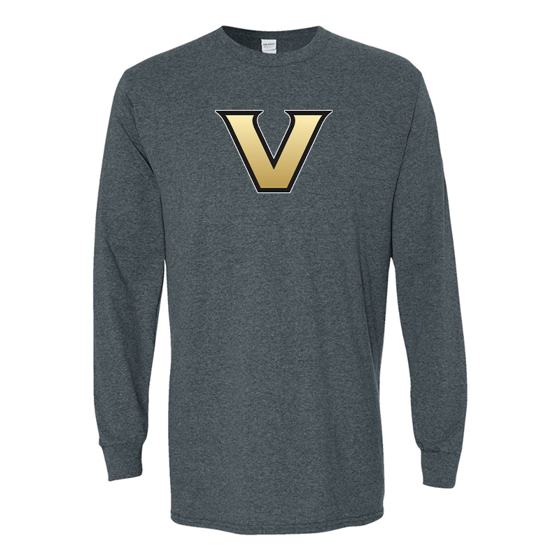 Men's Vanderbilt Commodores Gildan Heavy Cotton Long Sleeve T-Shirt