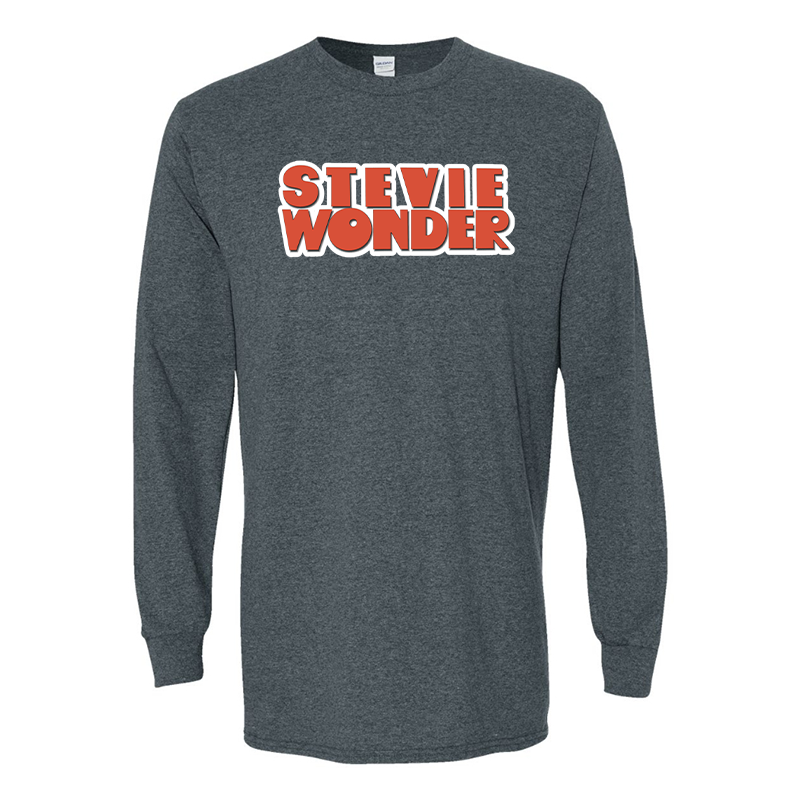 Men's Stevie-Wonder Gildan Heavy Cotton Long Sleeve T-Shirt