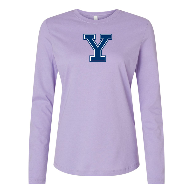 BELLA CANVAS Women’s Yale Bulldogs Jersey Long Sleeve Tee