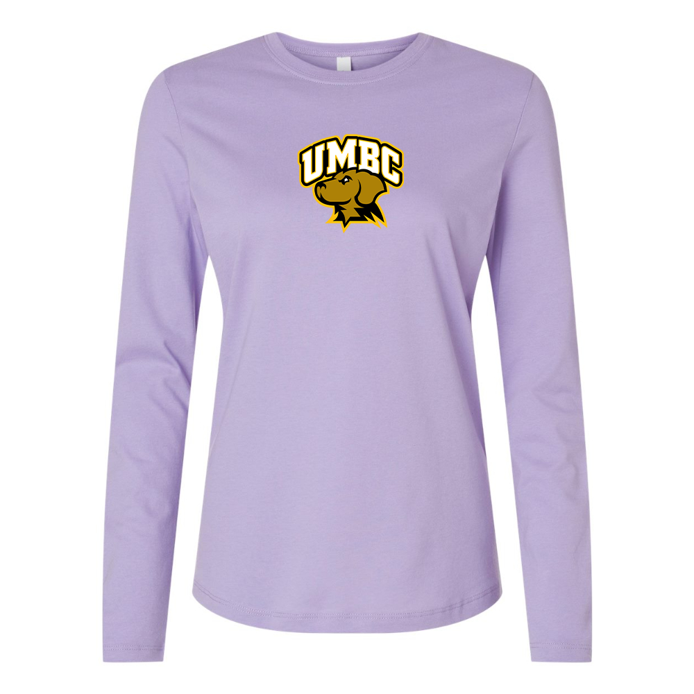 BELLA CANVAS Women’s UMBC Retrievers Jersey Long Sleeve Tee