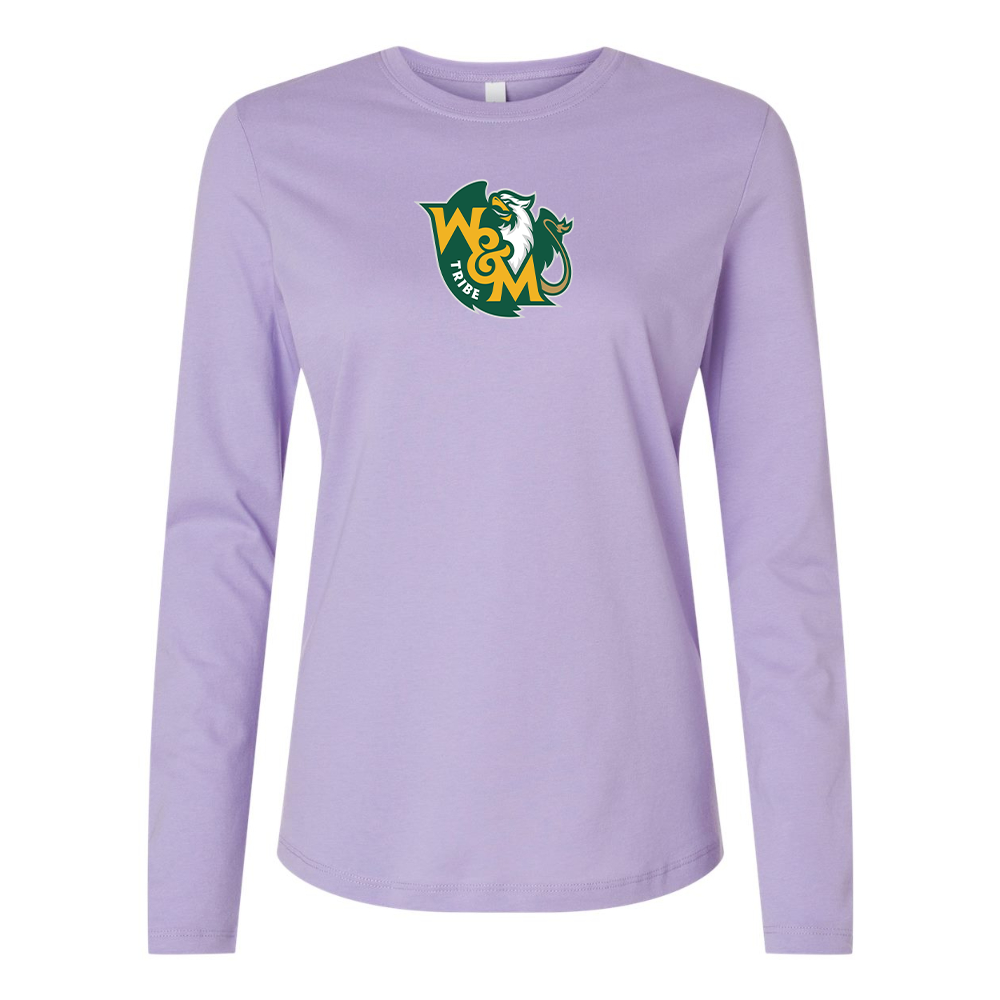BELLA CANVAS Women’s William and Mary Tribe Jersey Long Sleeve Tee