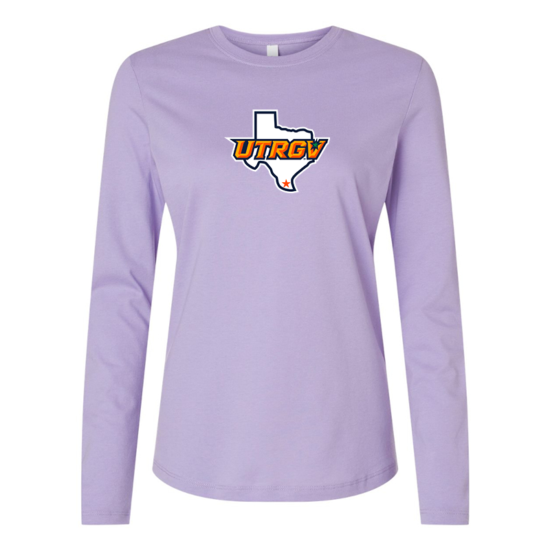 BELLA CANVAS Women’s UTRGV Vaqueros Jersey Long Sleeve Tee