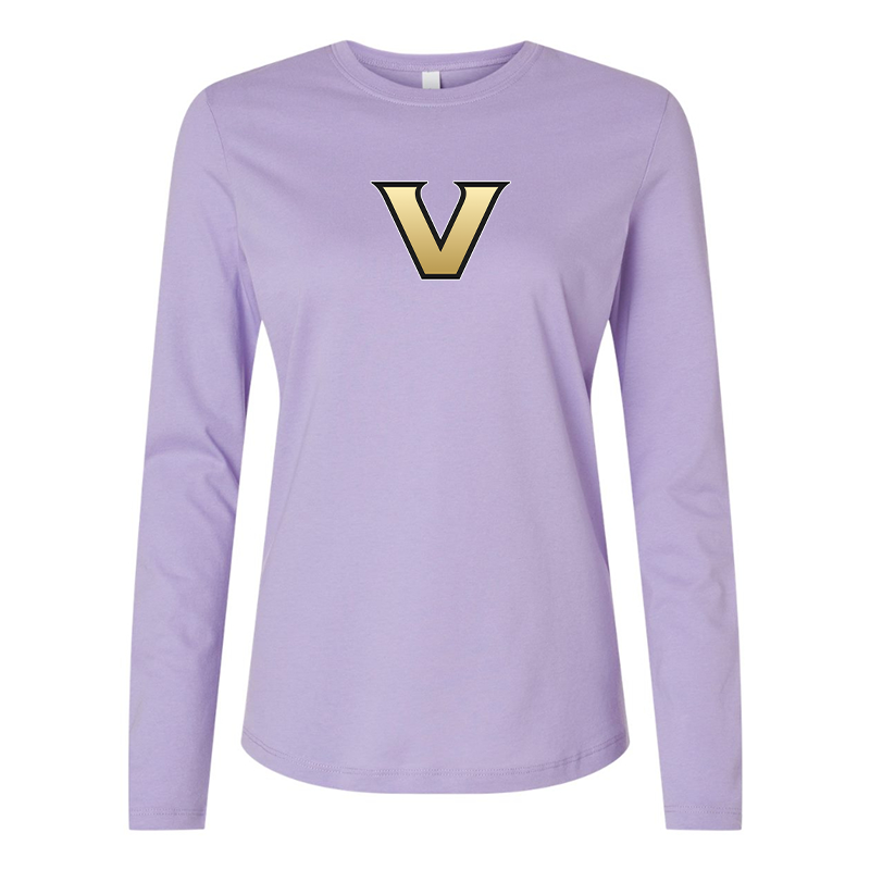 BELLA CANVAS Women’s  Vanderbilt Commodores  Jersey Long Sleeve Tee