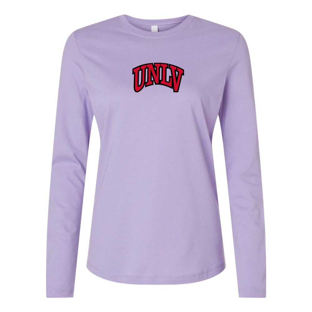 BELLA CANVAS Women’s UNLV Rebels Jersey Long Sleeve Tee
