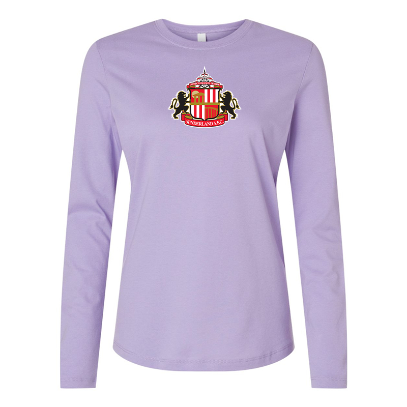 BELLA CANVAS Women’s Sunderland AFC Soccer  Jersey Long Sleeve Tee