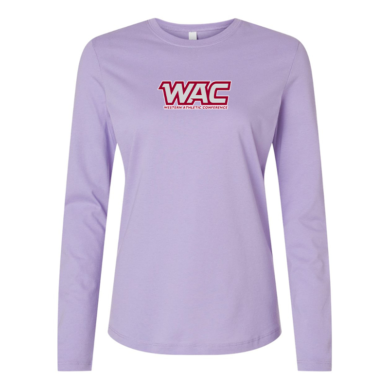 BELLA CANVAS Women’s Western Athletic Conference Jersey Long Sleeve Tee
