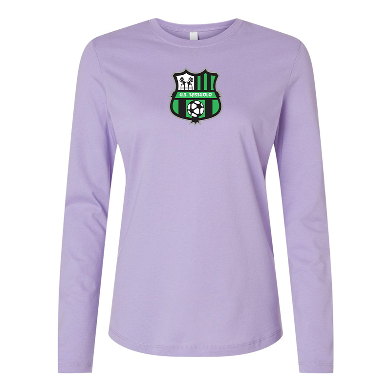 BELLA CANVAS Women’s U.S. Sassuolo Soccer  Jersey Long Sleeve Tee