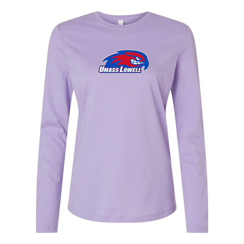 BELLA CANVAS Women’s UMass Lowell River Hawks Jersey Long Sleeve Tee
