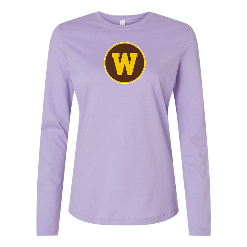 BELLA CANVAS Women’s Western Michigan Broncos Jersey Long Sleeve Tee