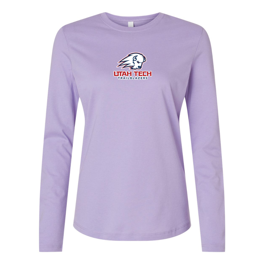 BELLA CANVAS Women’s Utah Tech Trailblazers Jersey Long Sleeve Tee