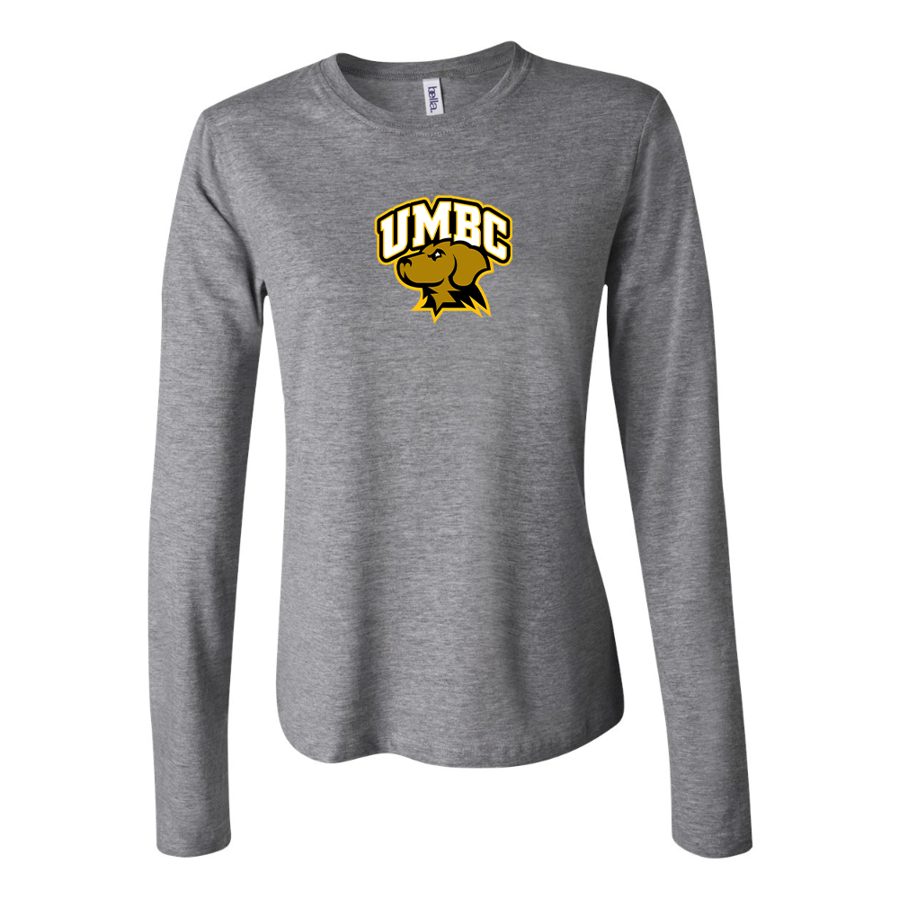 BELLA CANVAS Women’s UMBC Retrievers Jersey Long Sleeve Tee