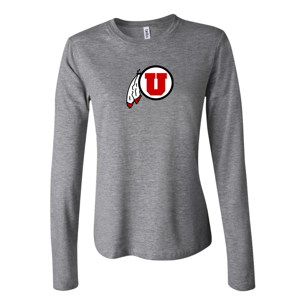 BELLA CANVAS Women’s Utah Utes Jersey Long Sleeve Tee