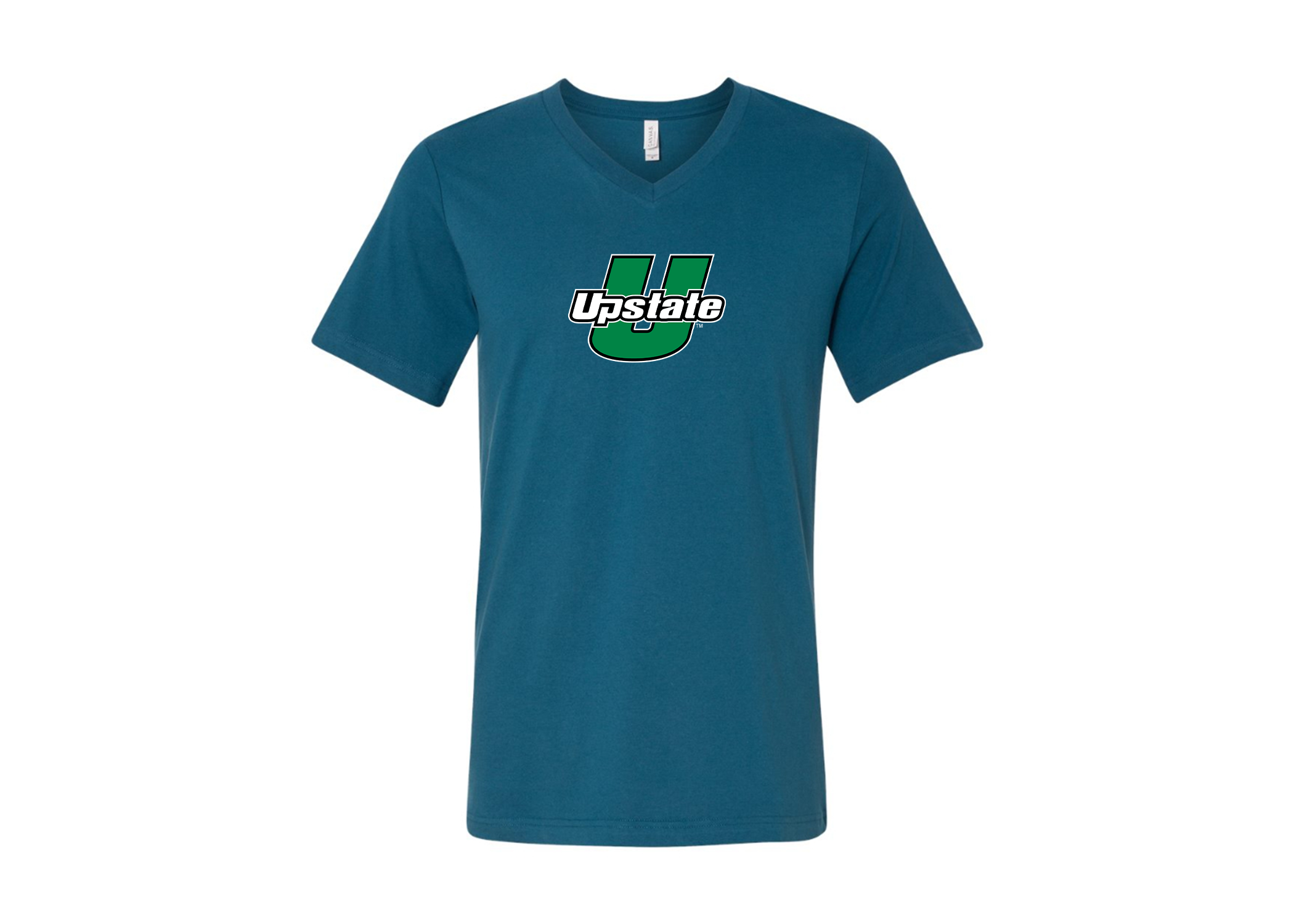 USC Upstate Spartans BELLA  CANVAS - Jersey V-Neck T-Shirt