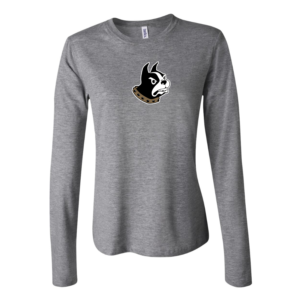BELLA CANVAS Women’s Wofford Terriers  Jersey Long Sleeve Tee