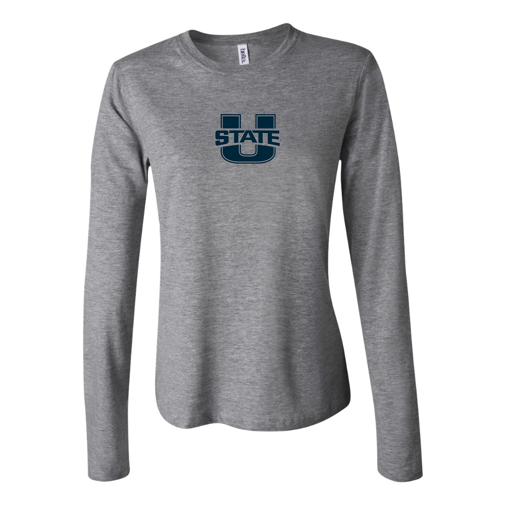 BELLA CANVAS Women’s  Utah State Aggies Jersey Long Sleeve Tee