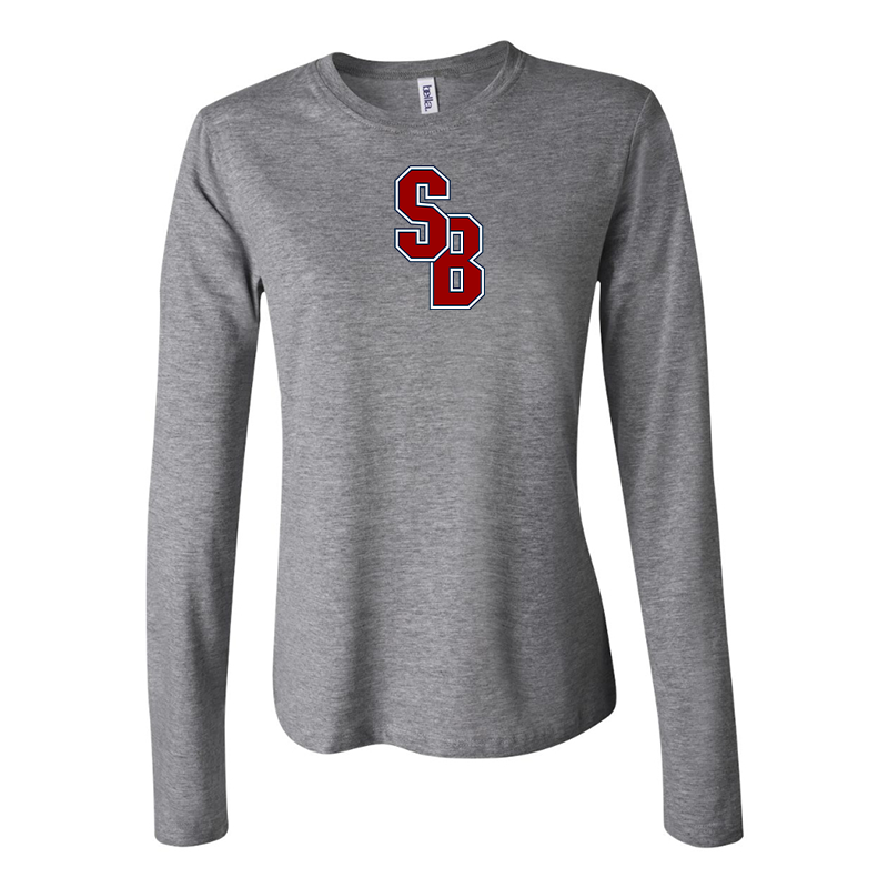 BELLA CANVAS Women’s Stony Brook Seawolves Jersey Long Sleeve Tee