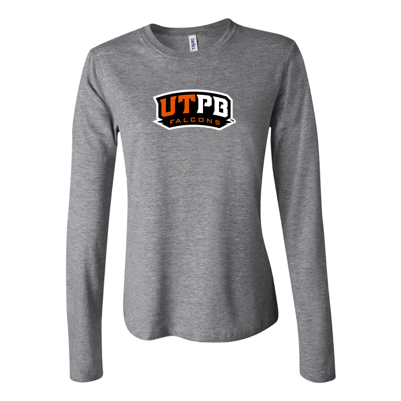 BELLA CANVAS Women’s UTPB Falcons Jersey Long Sleeve Tee