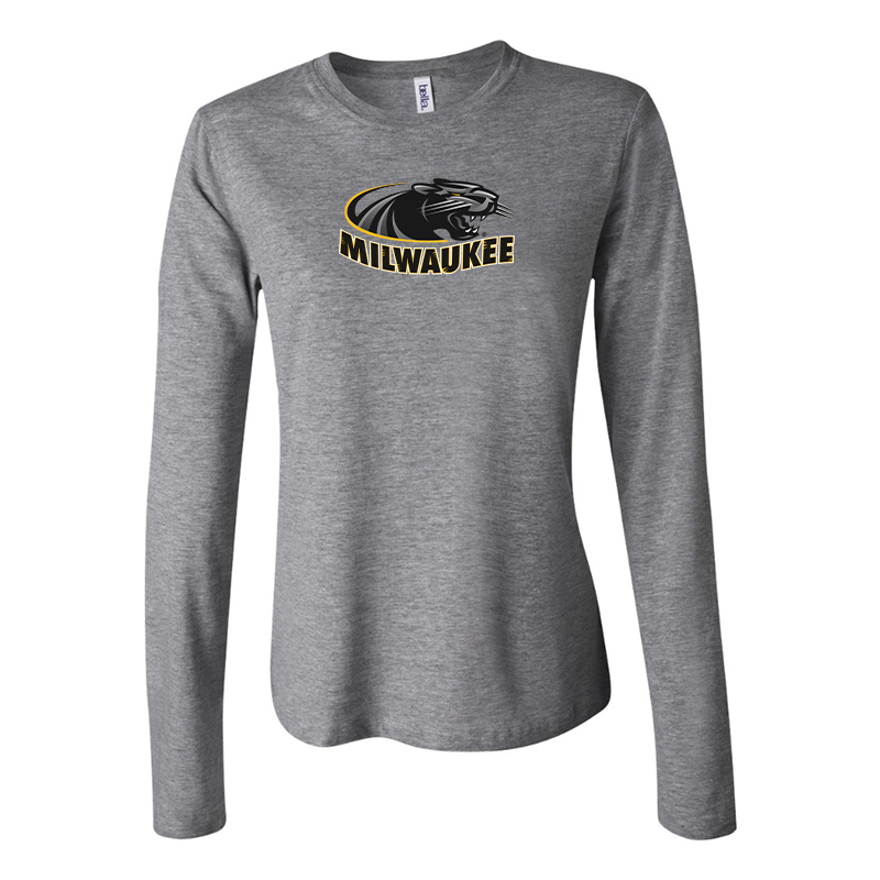 BELLA CANVAS Women’s Wisconsin Milwaukee Panthers Jersey Long Sleeve Tee
