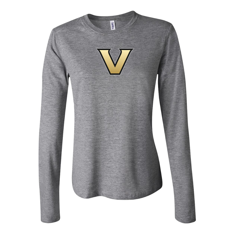 BELLA CANVAS Women’s  Vanderbilt Commodores  Jersey Long Sleeve Tee