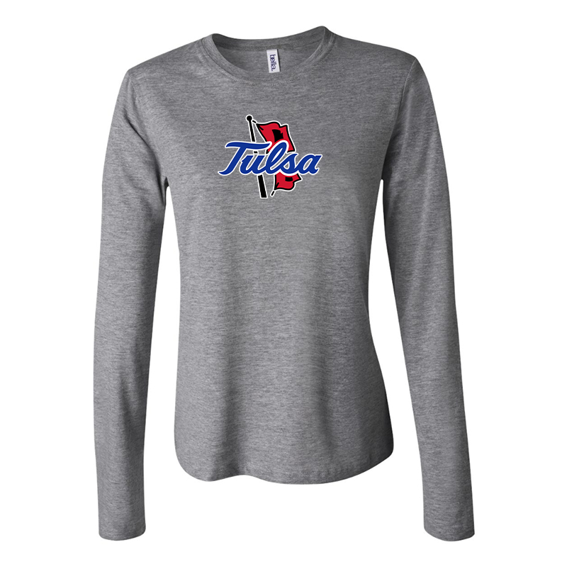 BELLA CANVAS Women’s Tulsa Golden Hurricane Jersey Long Sleeve Tee