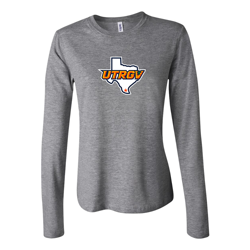 BELLA CANVAS Women’s UTRGV Vaqueros Jersey Long Sleeve Tee