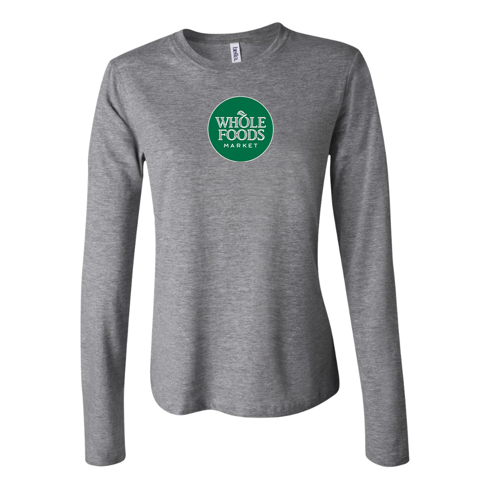 BELLA CANVAS Women’s Whole Foods Market Jersey Long Sleeve Tee