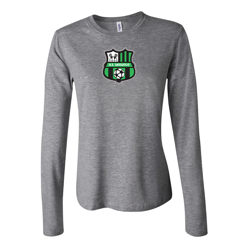 BELLA CANVAS Women’s U.S. Sassuolo Soccer  Jersey Long Sleeve Tee