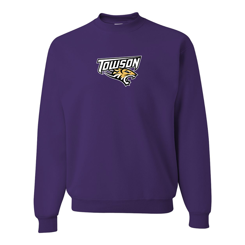Men's Towson Tigers  JERZEES NuBlend Crewneck Sweatshirt