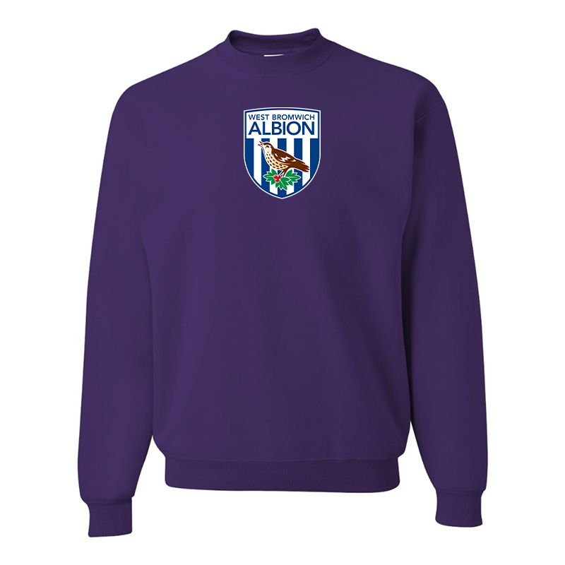 Men's West Bromwich Albion Soccer JERZEES NuBlend Crewneck Sweatshirt