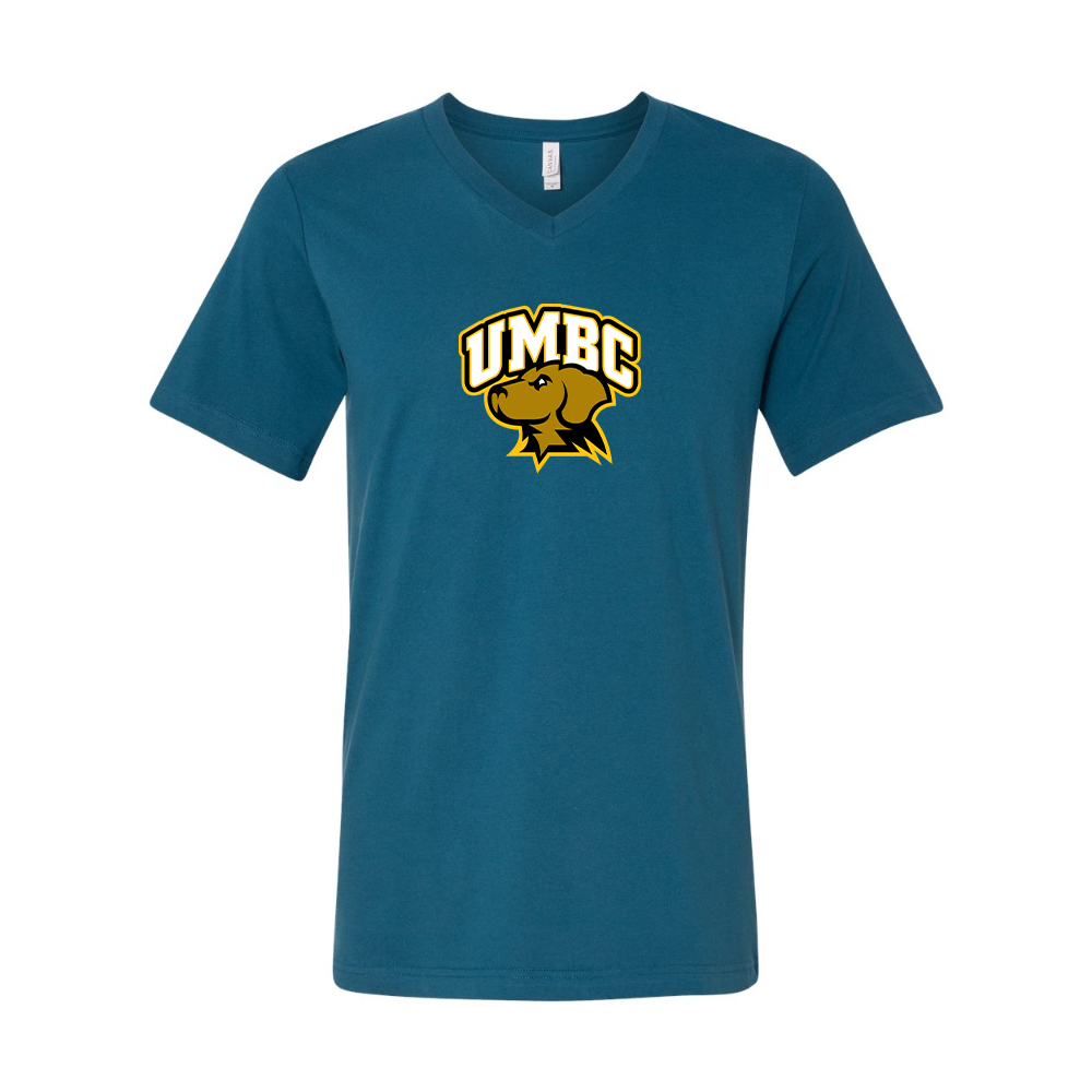 UMBC Retrievers BELLA  CANVAS - Jersey V-Neck T-Shirt
