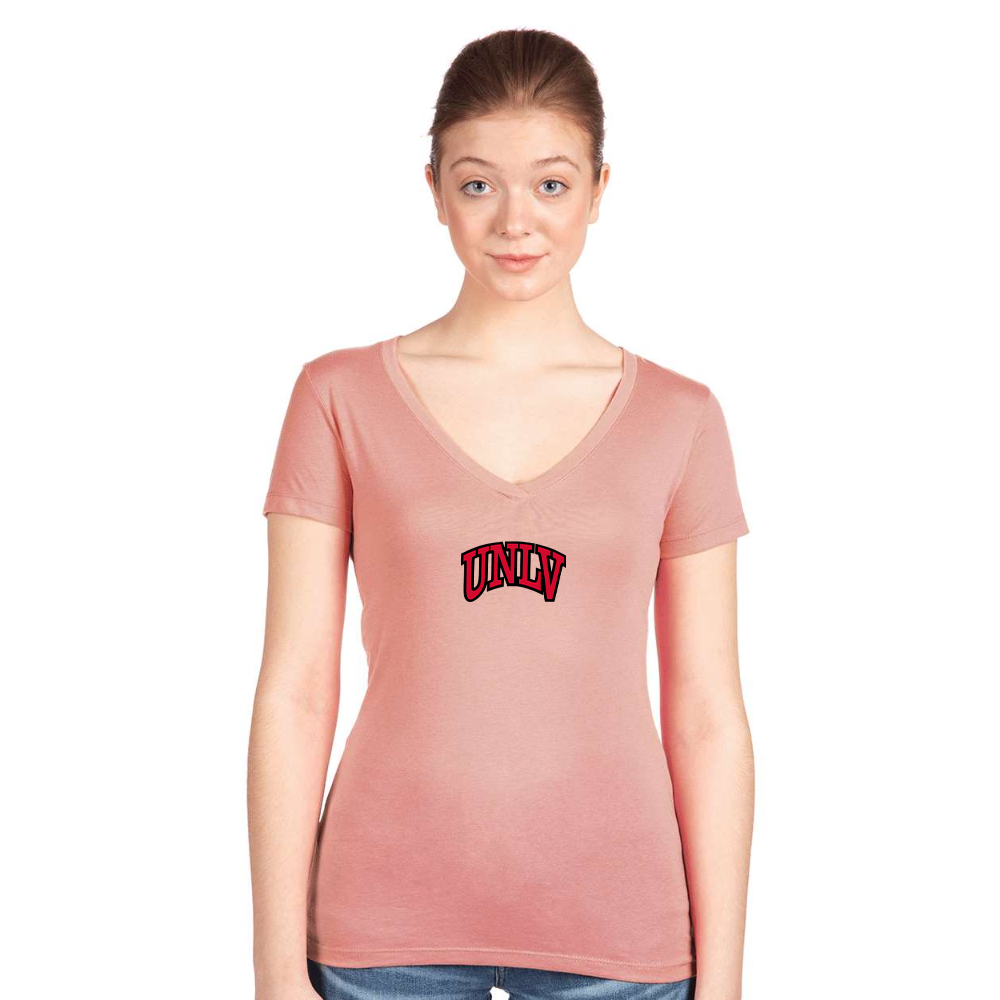 Women's UNLV Rebels  Next Level V-Neck T-Shirt
