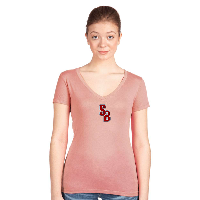 Women's  Stony Brook Seawolves  Next Level V-Neck T-Shirt
