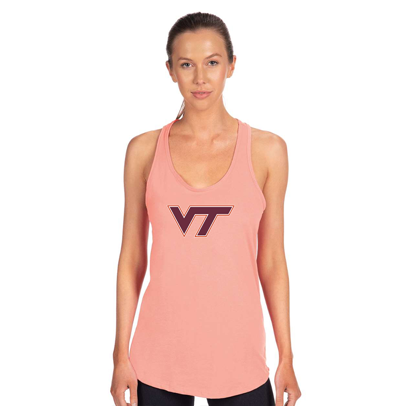Women's Virginia Tech Hokies Next Level Ideal Racerback Tank