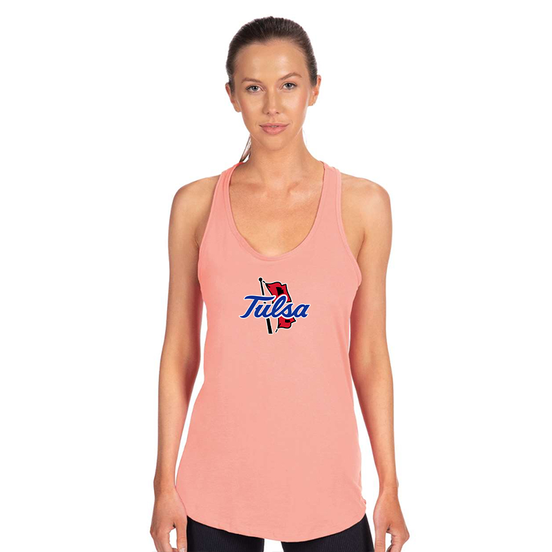 Women's Tulsa Golden Hurricane Next Level Ideal Racerback Tank
