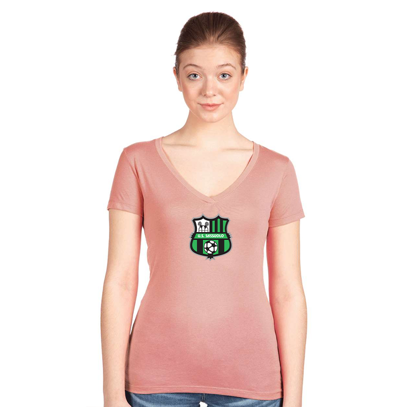 Women's U.S. Sassuolo Soccer Next Level V-Neck T-Shirt