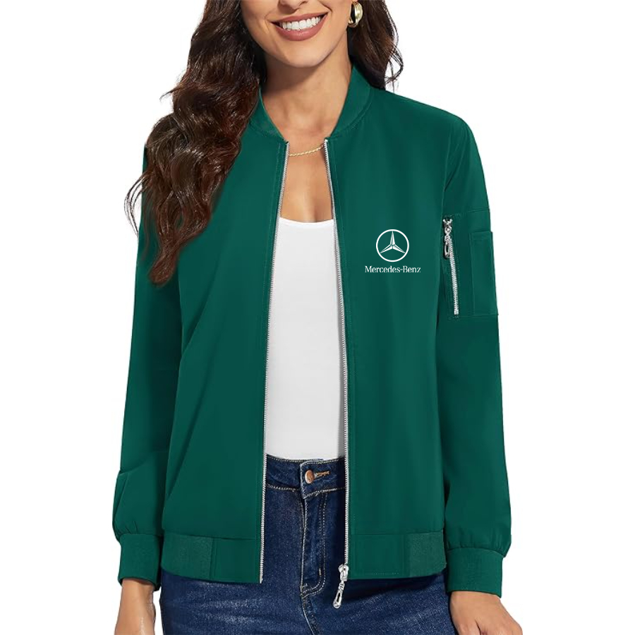 Women's Mercedes-Benz Luxury Car - Premium Bomber Jacket  Outerwear