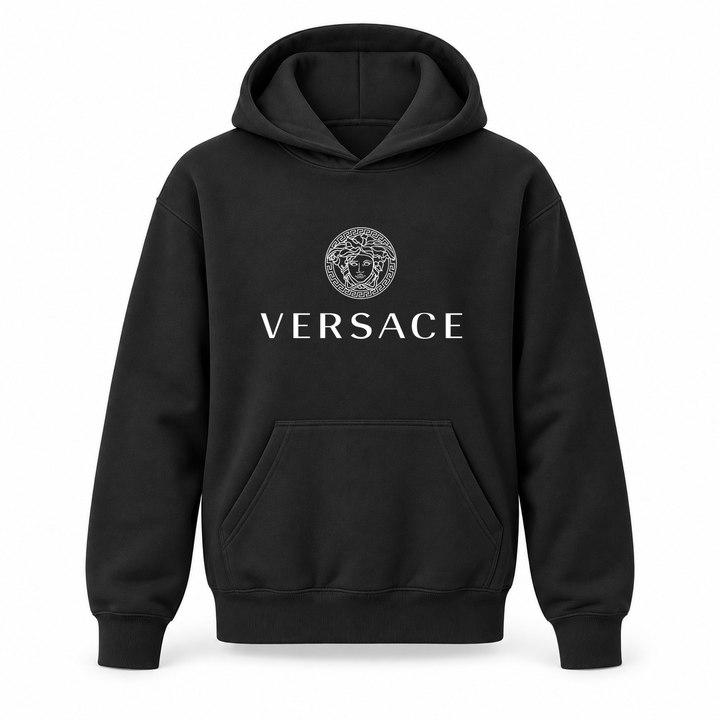 Youth Kids Versace Pullover Hoodie | Color: Black | Refreshed youth hoodie, original Drive artwork
