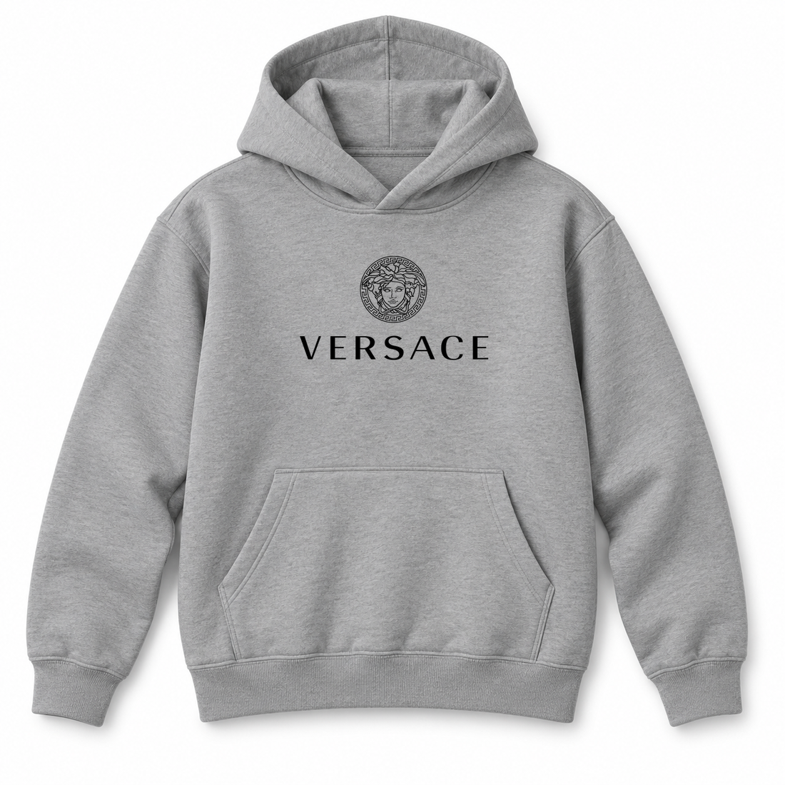 Youth Kids Versace Pullover Hoodie | Color: Grey | Refreshed youth hoodie, original Drive artwork