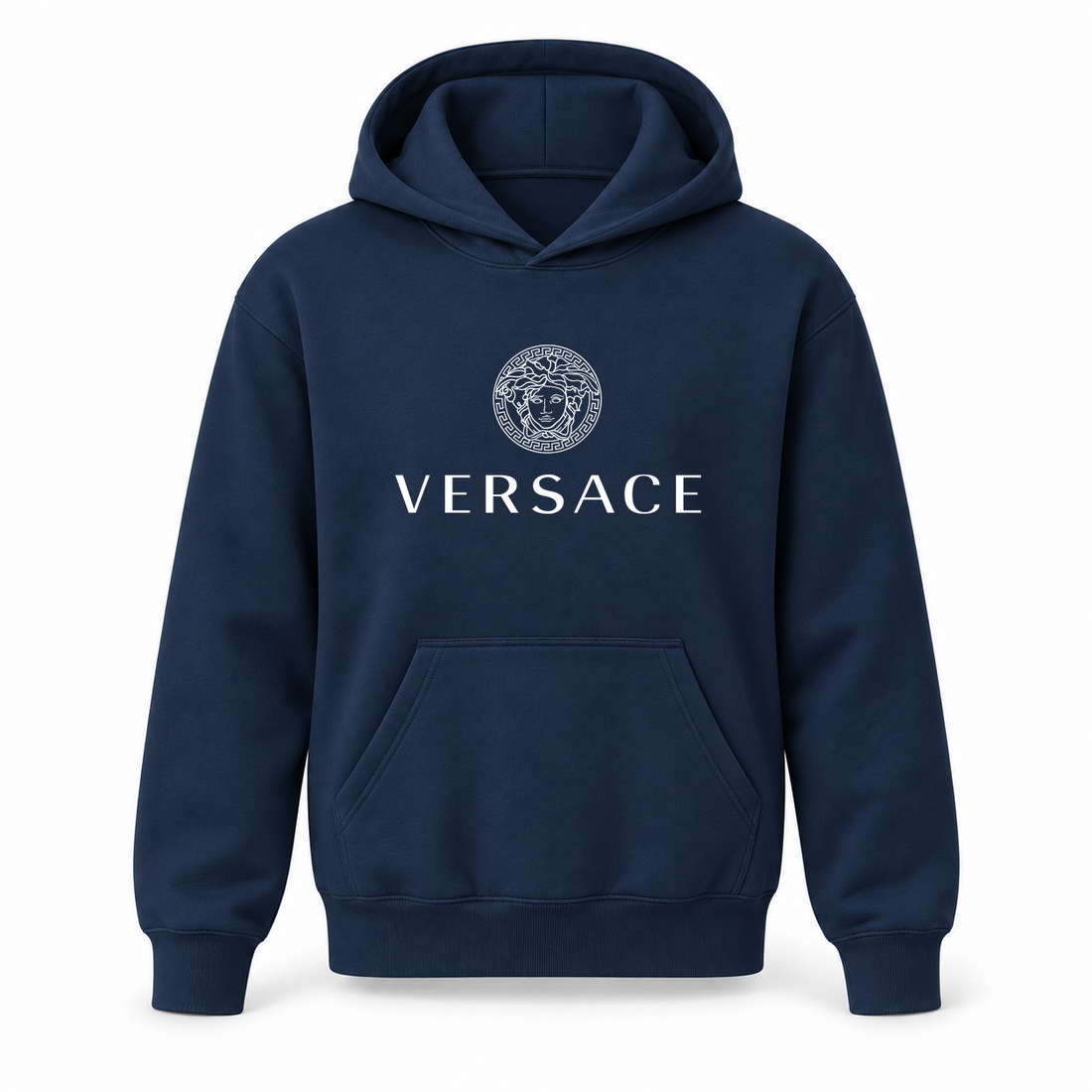 Youth Kids Versace Pullover Hoodie | Color: Navy | Refreshed youth hoodie, original Drive artwork