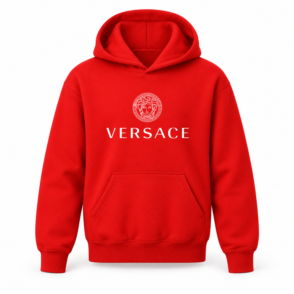 Youth Kids Versace Pullover Hoodie | Color: Red | Refreshed youth hoodie, original Drive artwork