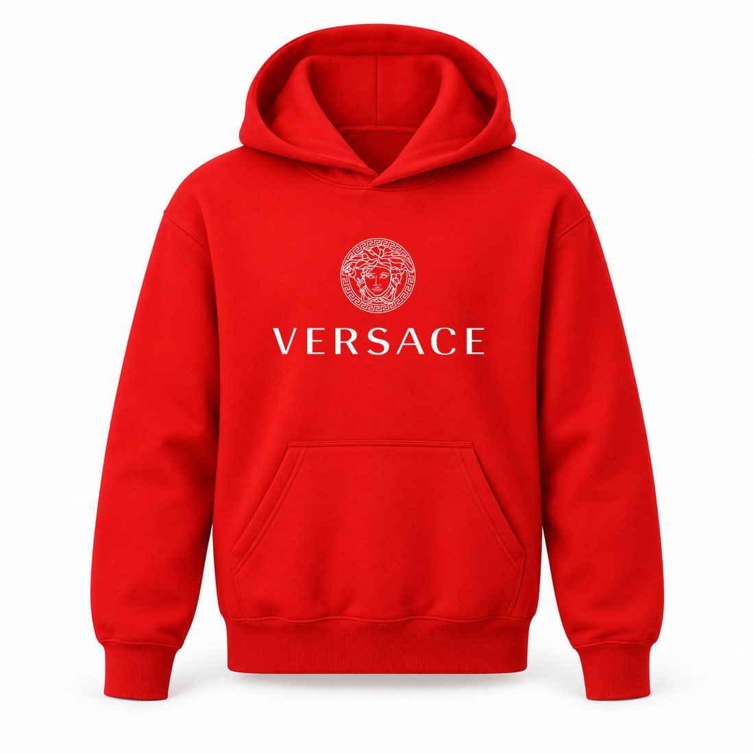 Youth Kids Versace Pullover Hoodie | Color: Red | Refreshed youth hoodie, original Drive artwork