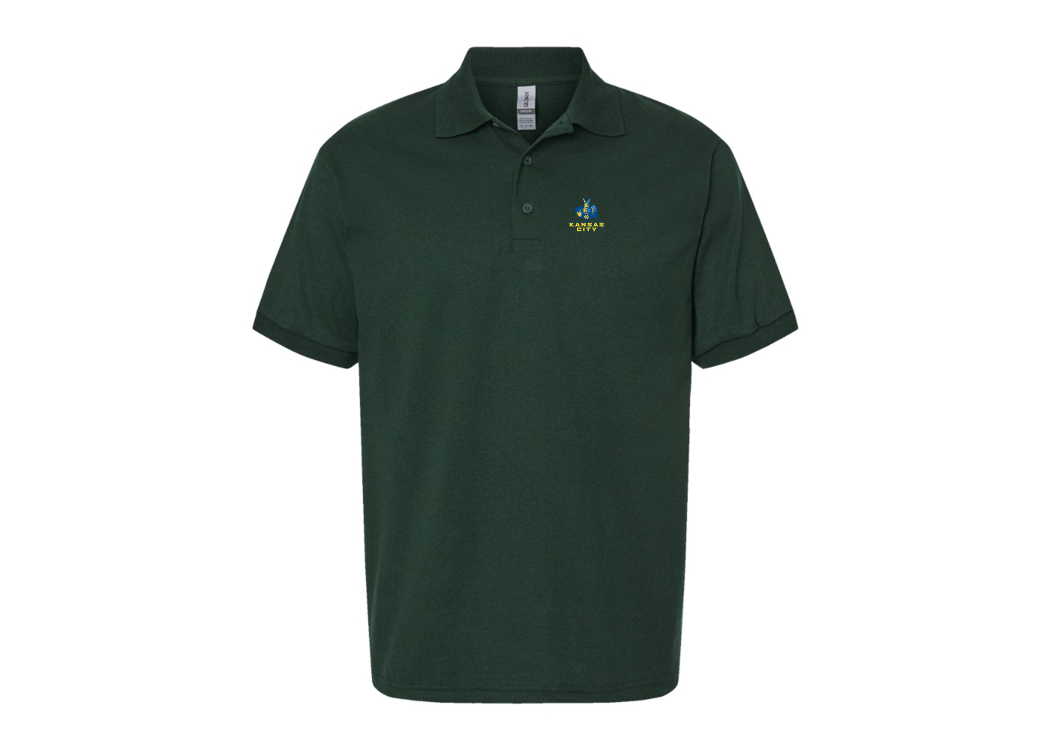 Men's UMKC Kangaroos Gildan Dry Blend Jersey Polo