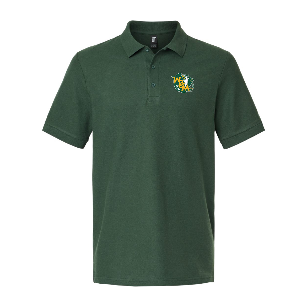 Men's William and Mary Tribe Gildan Hammer Pique Polo