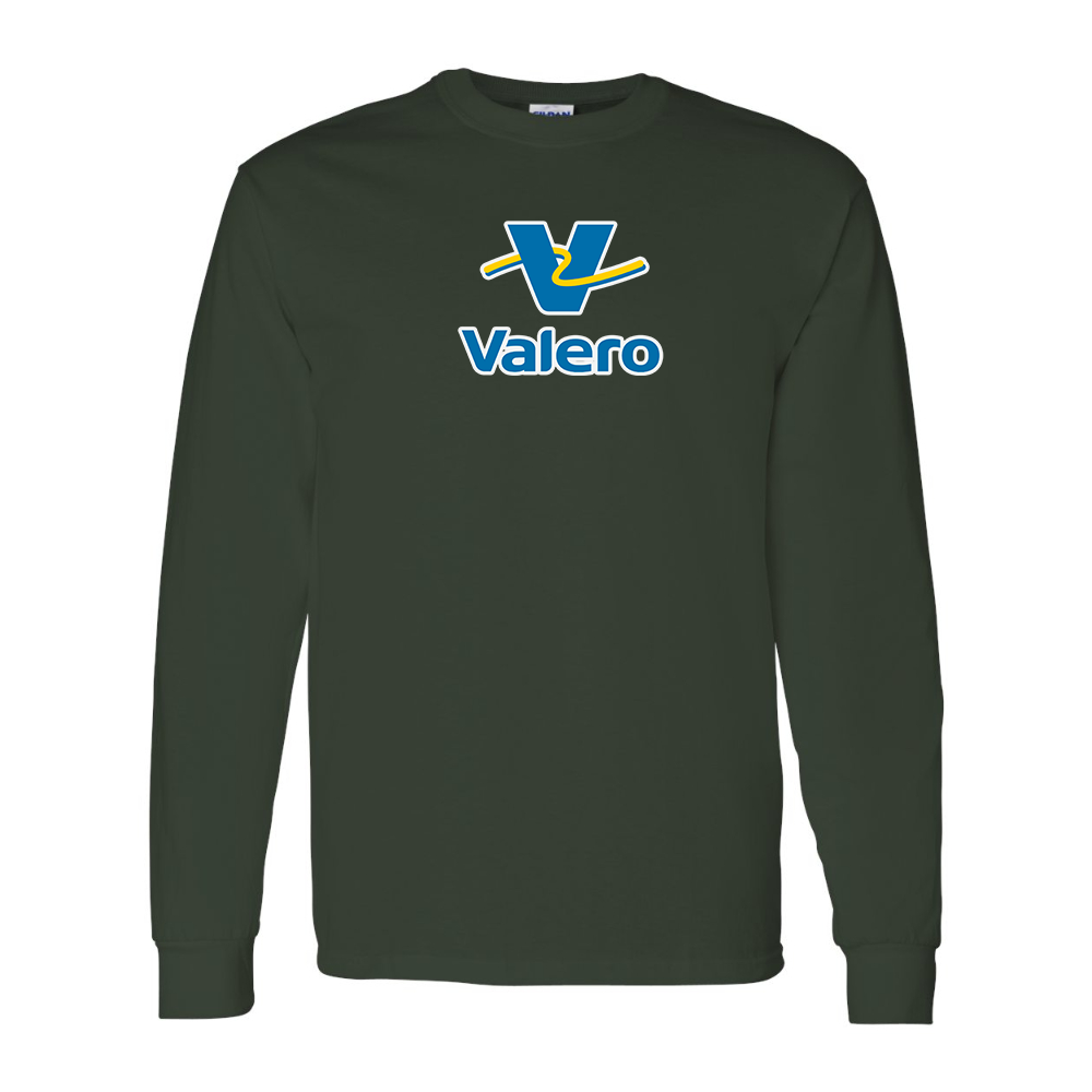 Men's Valero Gas Station Gildan Heavy Cotton Long Sleeve T-Shirt