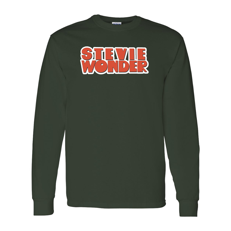 Men's Stevie-Wonder Gildan Heavy Cotton Long Sleeve T-Shirt