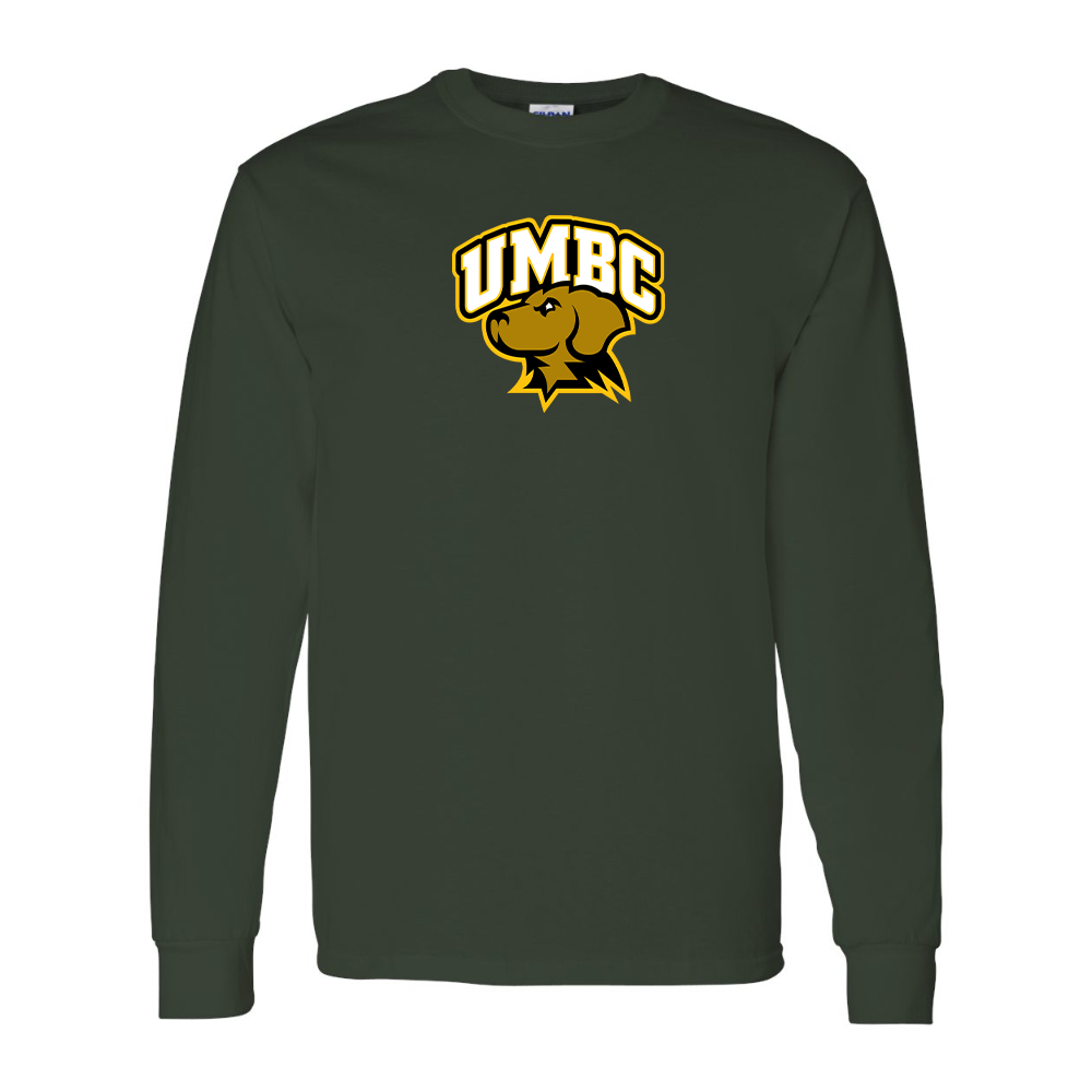 Men's  UMBC Retrievers Gildan Heavy Cotton Long Sleeve T-Shirt