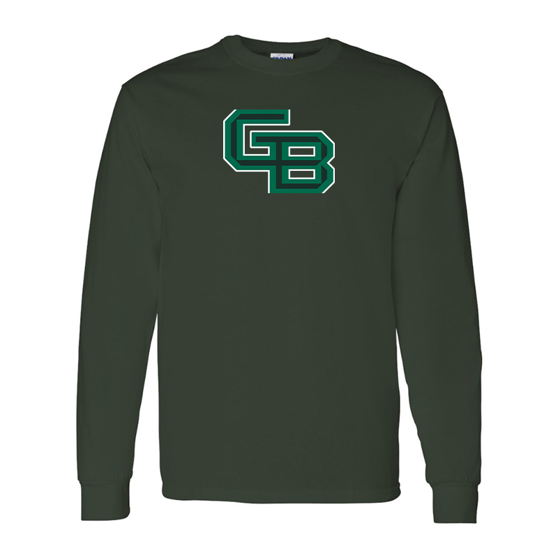 Men's Wisconsin Green Bay Phoenix Gildan Heavy Cotton Long Sleeve T-Shirt
