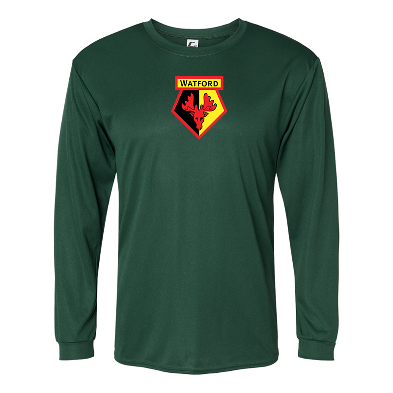 Men's Watford Soccer Performance Long Sleeve T-Shirt
